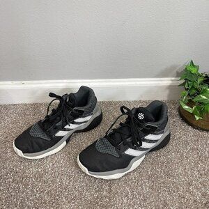 Adidas Mens Harden Stepback EF9905 Black Gray Basketball Shoes Sneakers Size 5